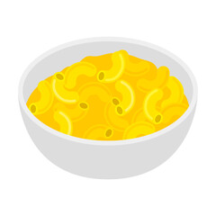 マカロニチーズのイラスト