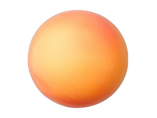 peach isolated on transparent background, transparency image, removed background
