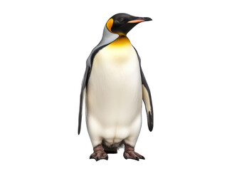 Fototapeta premium penguin isolated on transparent background, transparency image, removed background