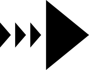 Arrow icon flat style, cursor, direction, pointer
