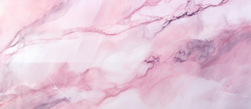 Pink and white marble texture with organic design for background