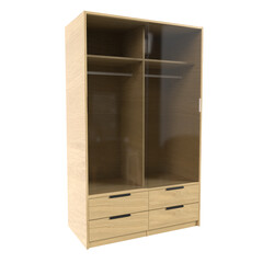 wardrobe isolated on transparent background