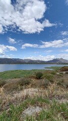 landscape with clouds and sky