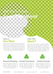 Unique Mordern Corporate Natural Flyer Design For Company