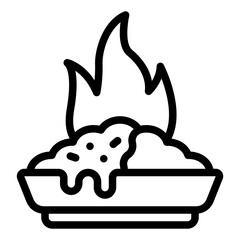 Spicy dish Curry icon