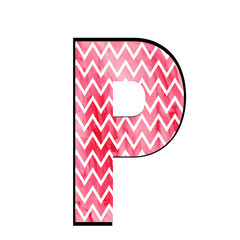 letter a red and white © betania