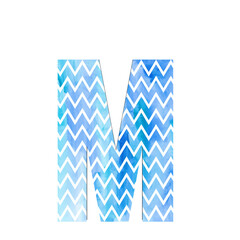 blue and white font