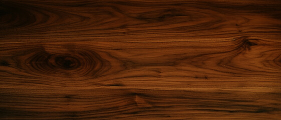 close up of the old natural walnut wood texture of the dark wood surface background