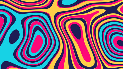 Bright Dynamic Background Illustration