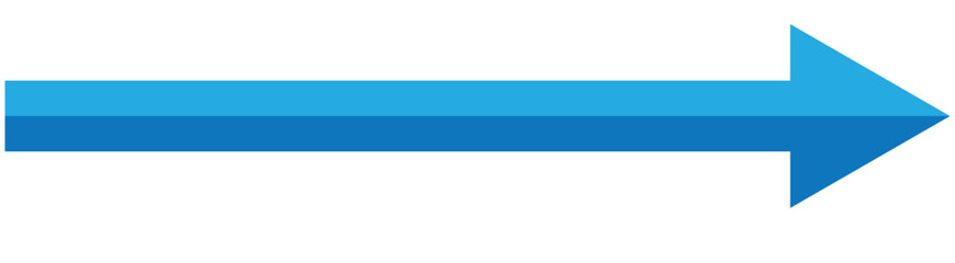 Long arrow vector icon. Black horizontal double arrow. Vector design.