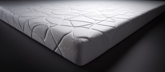 Memory foam mattress with silver threading