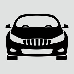 Obraz premium Car silhouette vector illustration