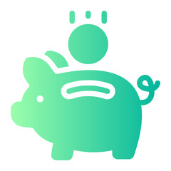 savings gradient icon