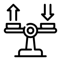 balance line icon