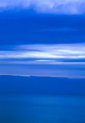 Abwaschbare Fototapete Dunkelblau ブルーな海と空