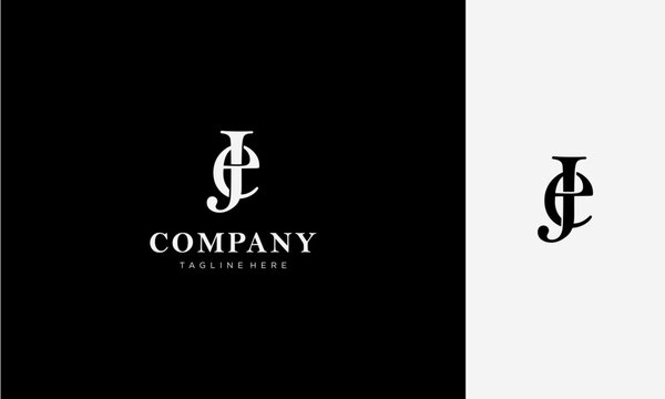 Je or eJ initial letter logo vector design