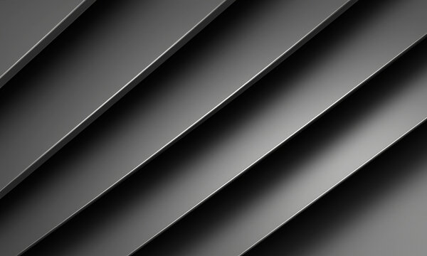 abstract metallic waves on black background
