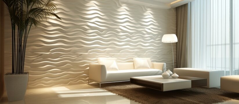 Interior wall decoration and siding can be enhanced using PVC plastic panels.