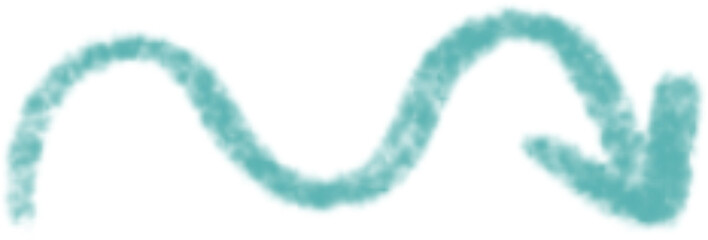 Colorful arrows drawn with crayon