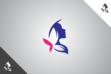 Beauty logo. Personal care and cosmetics brand identity design template. Perfect logo fit for business related to cosmetics and personal care industry. Isolated background. Vector eps 10.