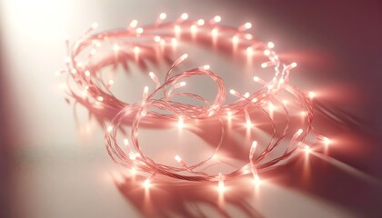 background with glowing lights