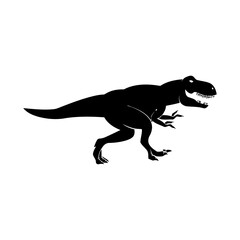 Obraz na płótnie Canvas Dinosaur silhouette 
