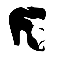 set beard and hairstyle vector illustration