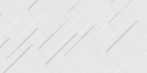 Abstract gray geometric modern rectangle background Neomorphs design. rectangle shape overlap design abstract Minimal style white neomorphism website banner, Vector business presentation background. - obrazy, fototapety, plakaty