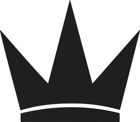 crown logo in modern minimal style isolated on background