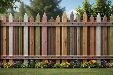 Fototapeta premium wooden fence_02