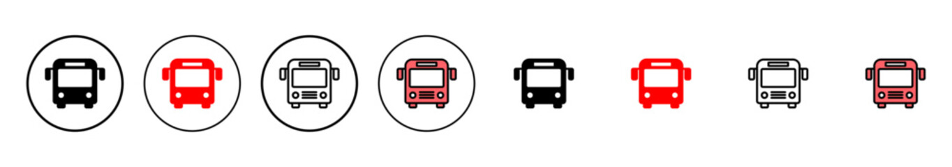 Bus icon vector illustration. bus sign and symbol. transport symbol