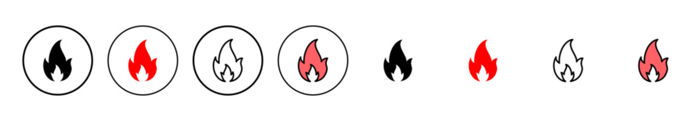 Fire icon vector illustration. fire sign and symbol