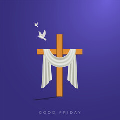 Good Friday Peace of Holy Week Social Media Post, Web Banner, Status, Story