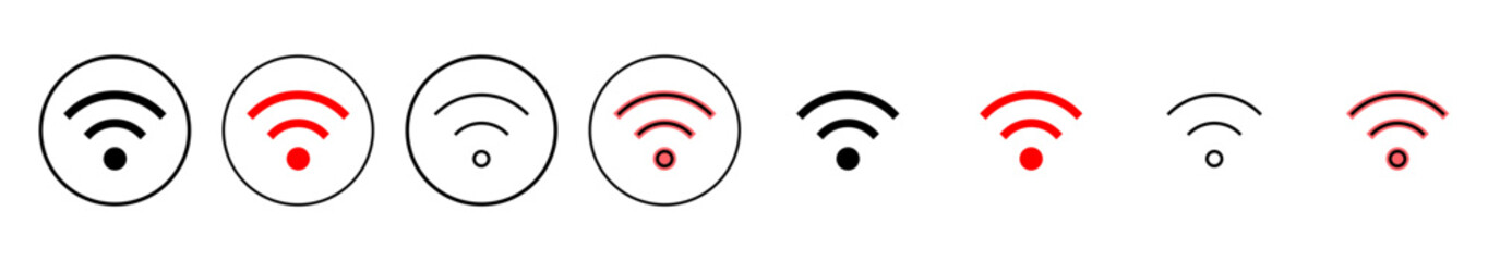 Wifi icon vector illustration. signal sign and symbol. Wireless  icon
