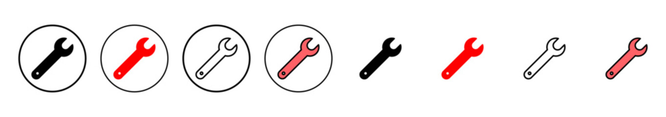 Wrench icon vector illustration. repair icon. tools sign and symbol