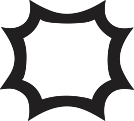 Plexiglas foto achterwand Vintage style logo badge in modern minimal style isolated on background © toonsteb