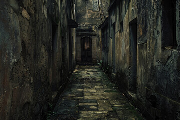 Zephyr whispers down an old alley