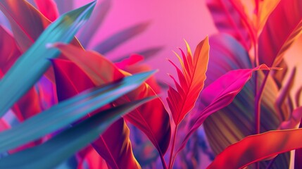 Vibrant abstract shapes blending seamlessly in a 4K HD minimalistic background, bursting with color and simplicity.