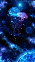 jellyfish, jellyfish wallpaper, jellyfish background, sea creatures, beautiful jellyfish, transparent animals, wild animals