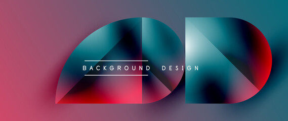 Minimalistic geometric backdrop showcasing metallic circles and squares, embodying understated elegance. Reflective surfaces and precise forms create harmonious blend of simplicity and sophistication