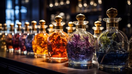 Obraz na płótnie Canvas Boutique and niche perfumery, essence and aroma