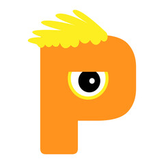 Monster Letter P