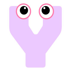 Monster Letter Y