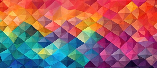 Geometric Pattern Seamless Design Element Colorful Textured Background Illustrative Art