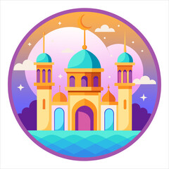 illustration of a mosque
