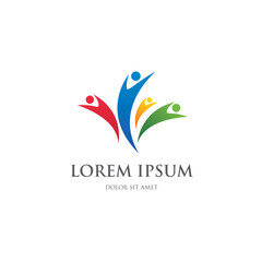 Fototapeta premium Abstract colorful corporate logo design