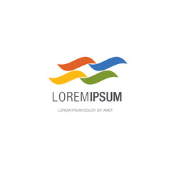 Abstract colorful corporate logo design