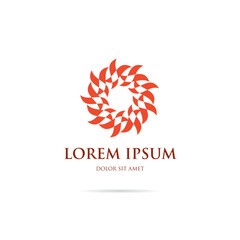 Abstract colorful corporate logo design