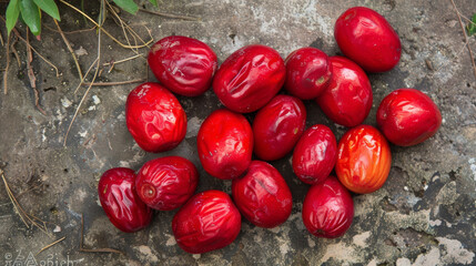 A of red dates a staple in Chinese herbal medicine for nourishing the promoting digestion and improving overall health.