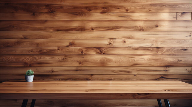 Lively wooden surface